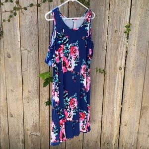 Floral print summer dress